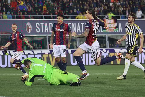 Riccardo Calafiori scores a goal